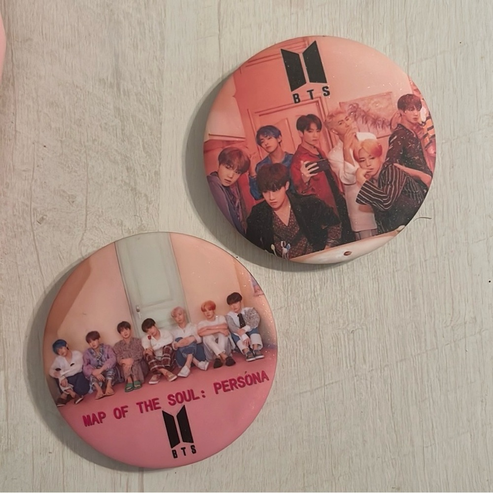 BTS “Map of the Soul: Persona” Badge Pins — SET OF 2
